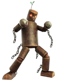 One of the special character in Tekken 3, Mokujin