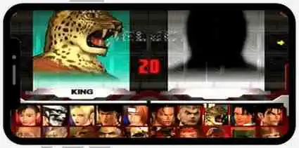 Tekken 3 APK Download 9 Tekken 3 character selection menu displayed on smartphone