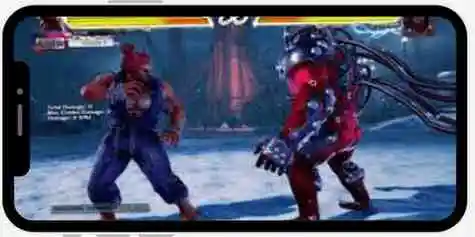 Tekken 3 APK Download 3 Tekken 3 action scene displayed on Android phone screen
