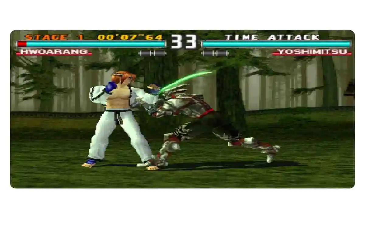 Tekken 3 Visual Theme 2 Tekken 3 APK fighting scene in natural theme
