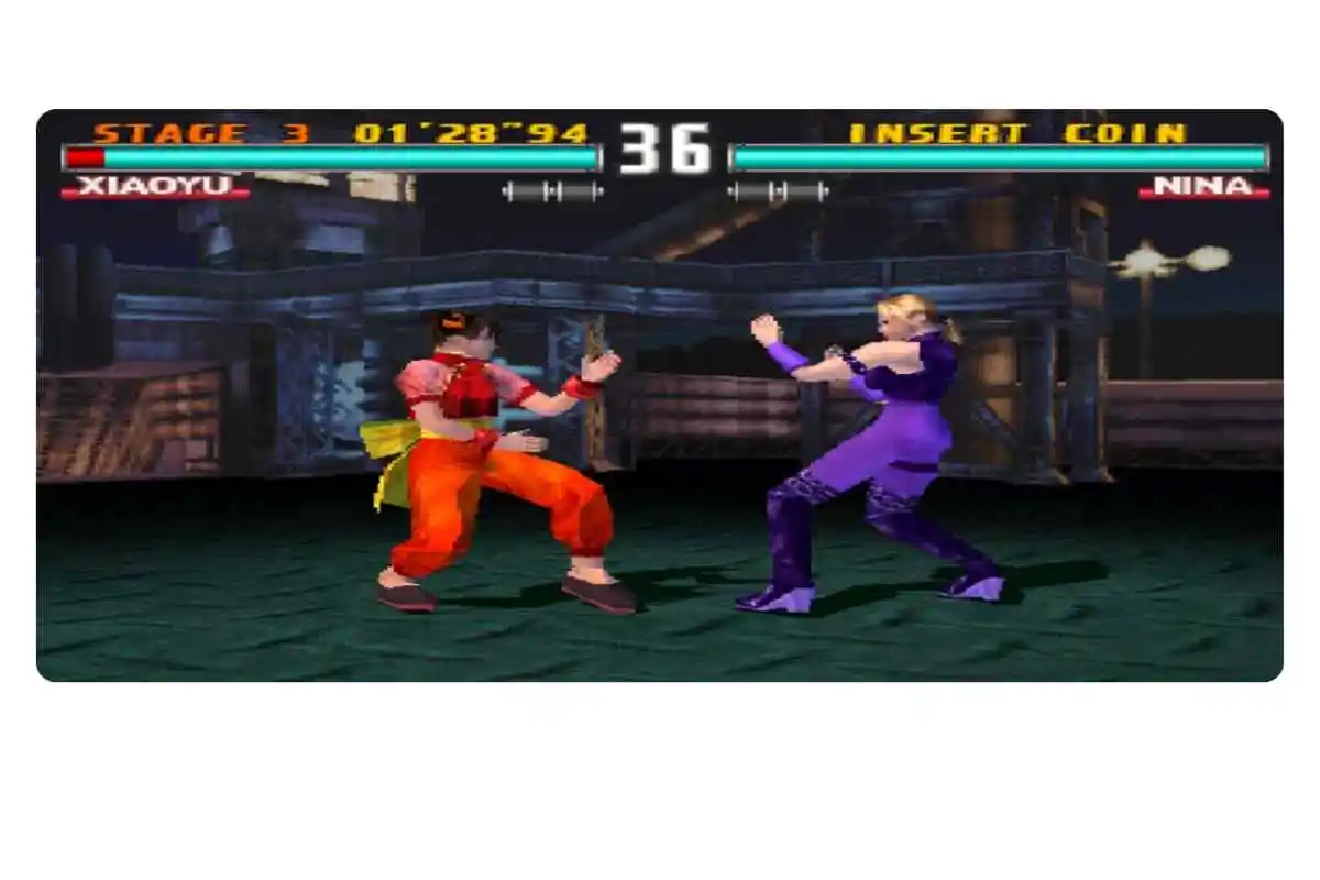 Tekken 3 Visual Theme 1 Tekken 3 fighting scene in urban theme