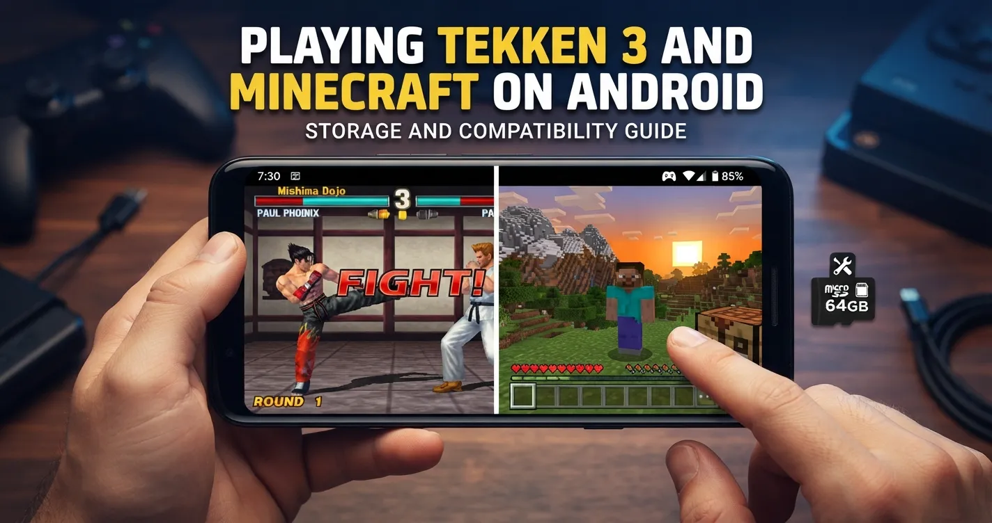 Playing Tekken 3 and Minecraft on Android: Storage and Compatibility Guide 1 Minecraft Apk 1